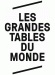 grandes tables du monde